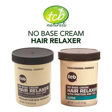 TCB No Base Cream Hair Relaxer (7.5oz) Sareya beauty supply in calgary, beauty supply store near me